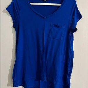 Cable & Gauge Royal Blue V-Neck Tee
